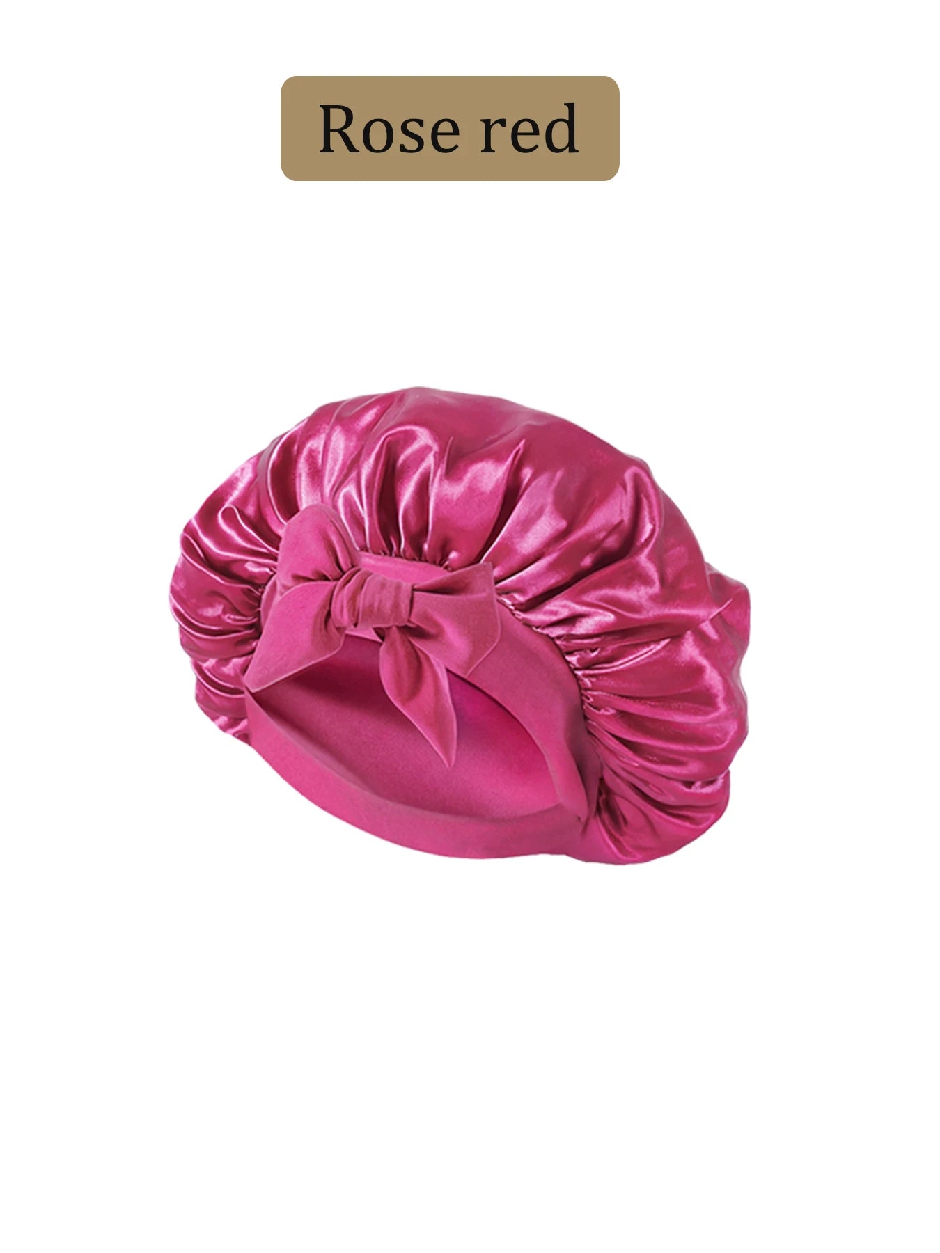 Silque Luna Silk Bonnet Sleeping Womens Satin Bonnet Hair Night Sleep Cap Tie Band CurlyHat Scarf Wrap Curly Hair Bonnets Beauty