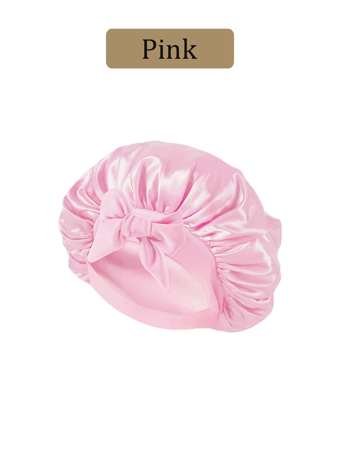 Silque Luna Silk Bonnet Sleeping Womens Satin Bonnet Hair Night Sleep Cap Tie Band CurlyHat Scarf Wrap Curly Hair Bonnets Beauty