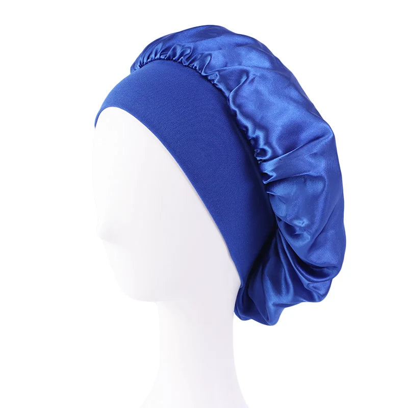 Silque Luna Women's Satin Solid Bonnets