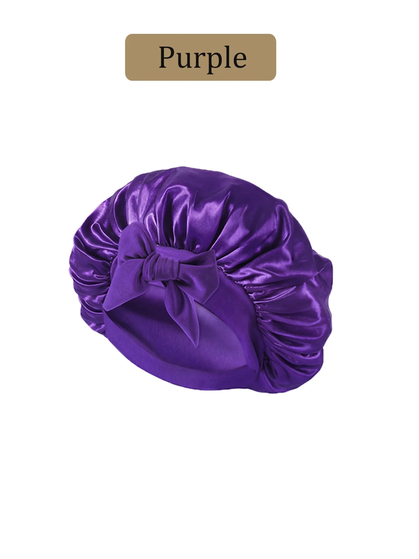 Silque Luna Silk Bonnet Sleeping Womens Satin Bonnet Hair Night Sleep Cap Tie Band CurlyHat Scarf Wrap Curly Hair Bonnets Beauty