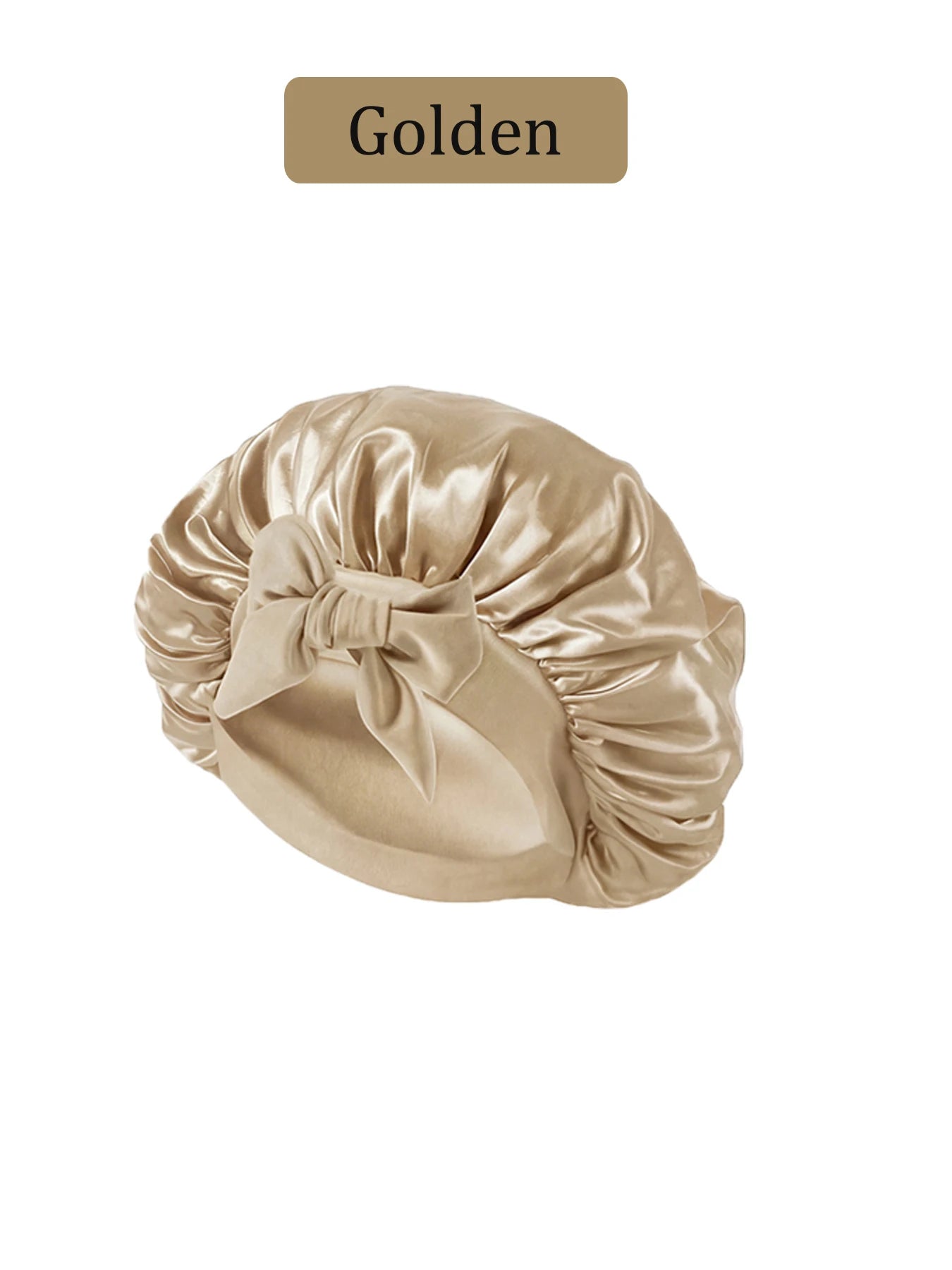 Silque Luna Silk Bonnet Sleeping Womens Satin Bonnet Hair Night Sleep Cap Tie Band CurlyHat Scarf Wrap Curly Hair Bonnets Beauty