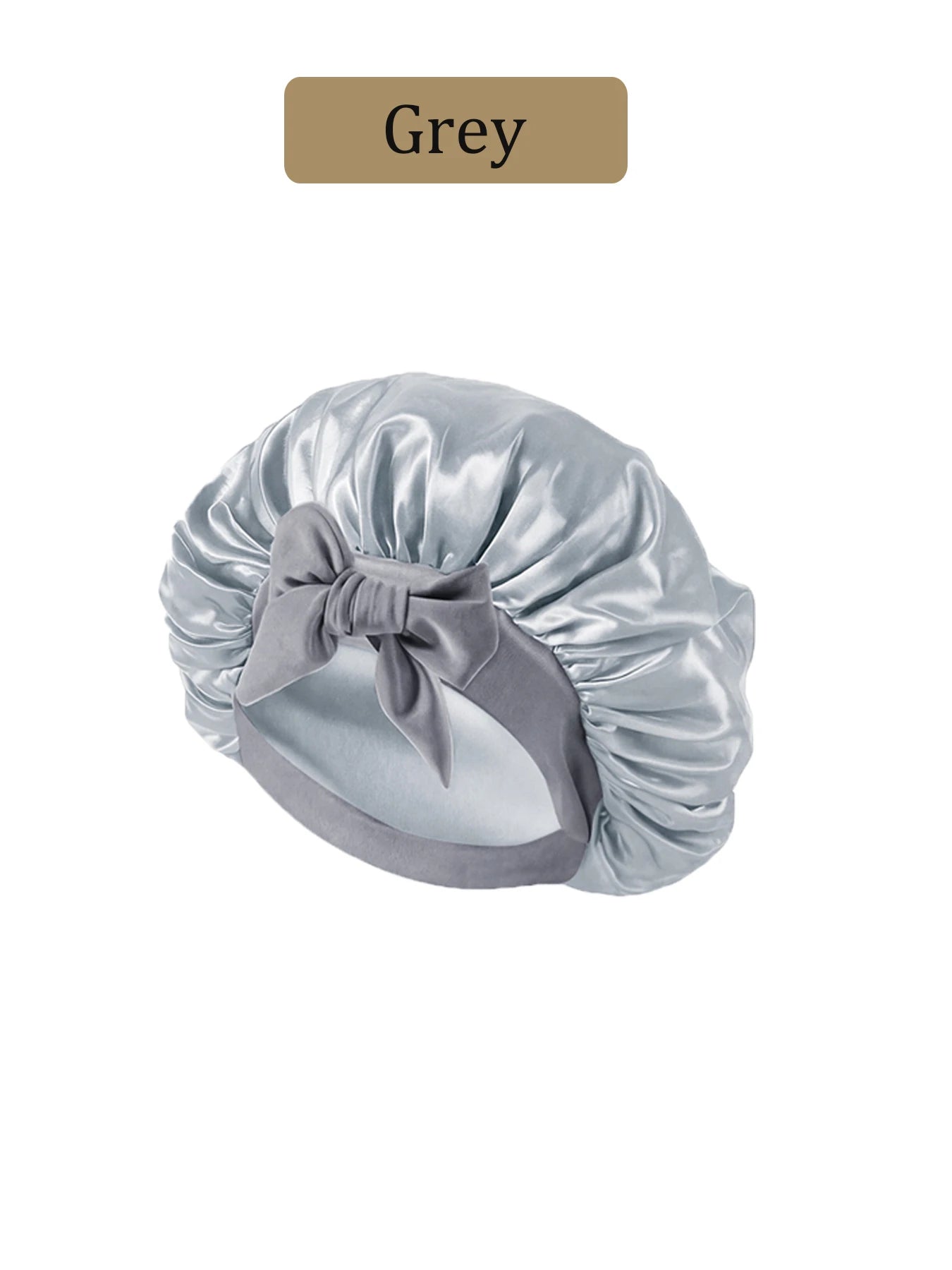 Silque Luna Silk Bonnet Sleeping Womens Satin Bonnet Hair Night Sleep Cap Tie Band CurlyHat Scarf Wrap Curly Hair Bonnets Beauty