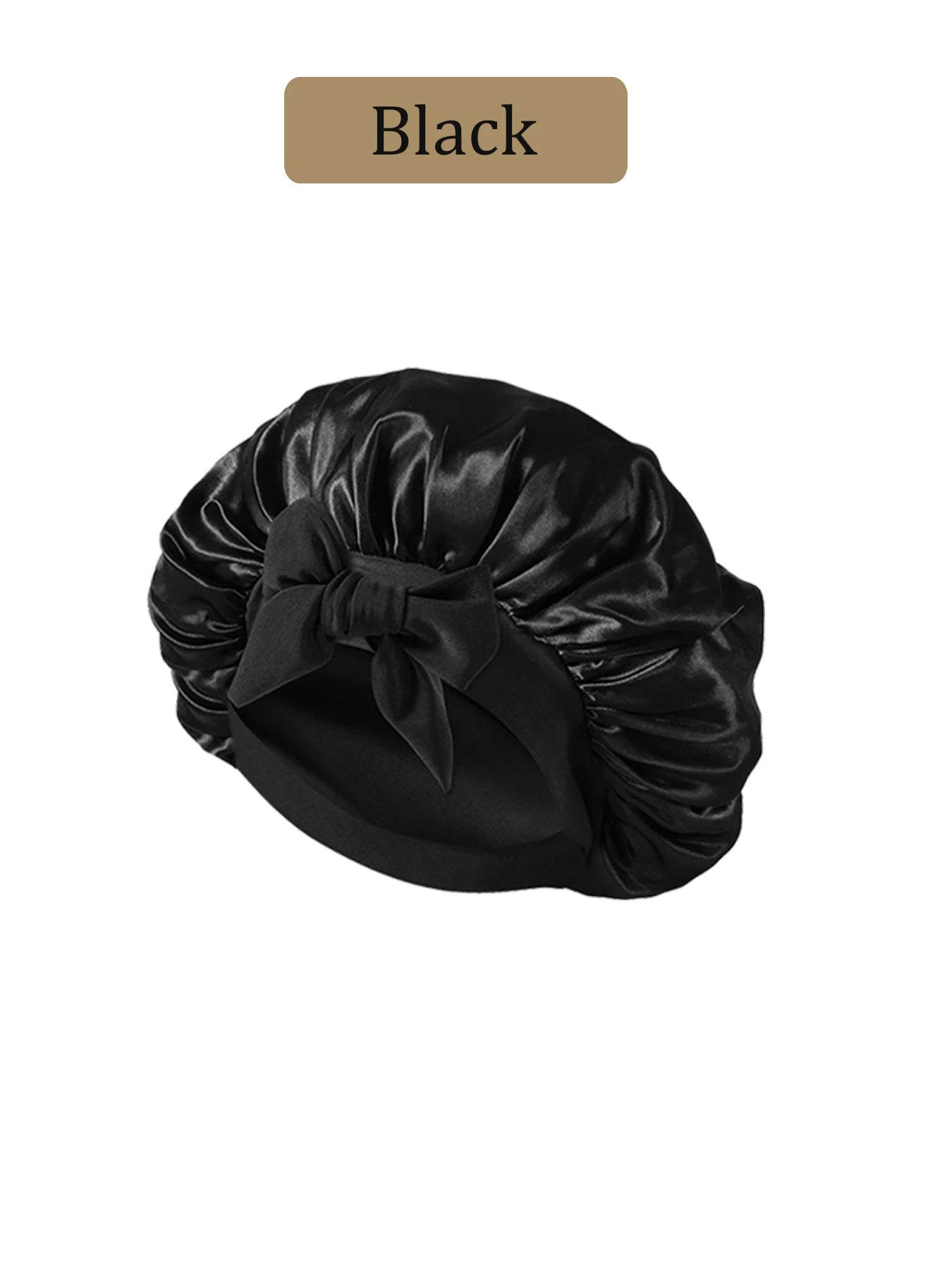 Silque Luna Silk Bonnet Sleeping Womens Satin Bonnet Hair Night Sleep Cap Tie Band CurlyHat Scarf Wrap Curly Hair Bonnets Beauty