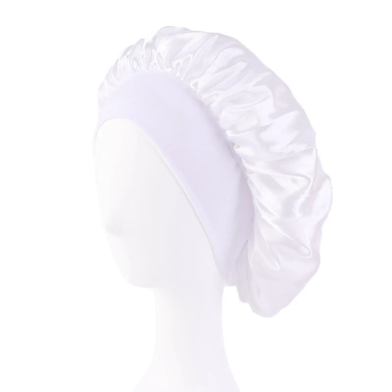 Silque Luna Women's Satin Solid Bonnets