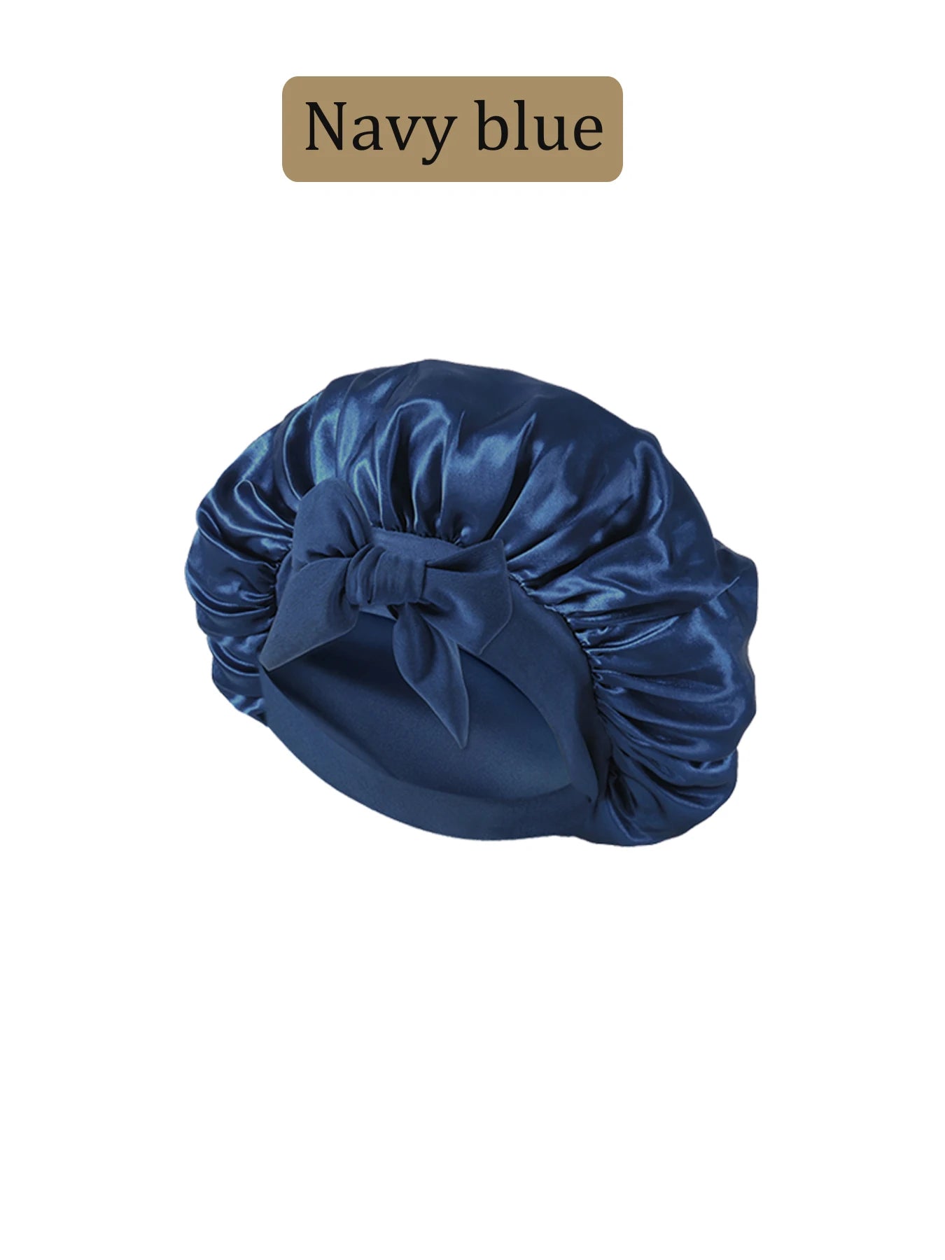 Silque Luna Silk Bonnet Sleeping Womens Satin Bonnet Hair Night Sleep Cap Tie Band CurlyHat Scarf Wrap Curly Hair Bonnets Beauty