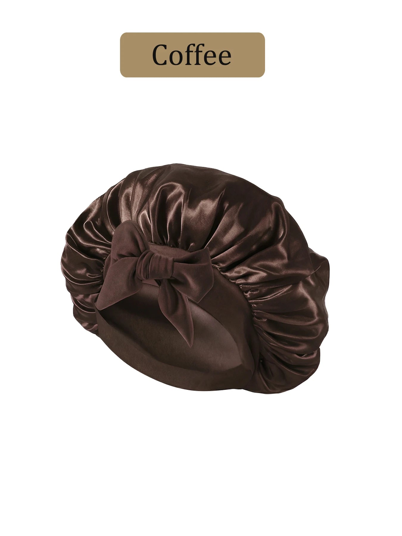 Silque Luna Silk Bonnet Sleeping Womens Satin Bonnet Hair Night Sleep Cap Tie Band CurlyHat Scarf Wrap Curly Hair Bonnets Beauty